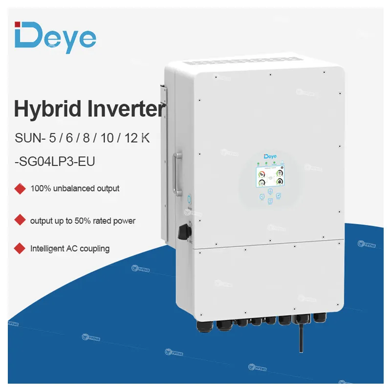 Wholesale Deye 48V ,5kw 6kw .8kw 10kw 12kw hybrid solar inverter with ...