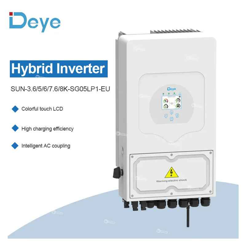 Wholesale deye SUN-6K -SG05LP1-EU SUN-8K -SG05LP1-EU 3.6kw 5kw 6kw 7 ...