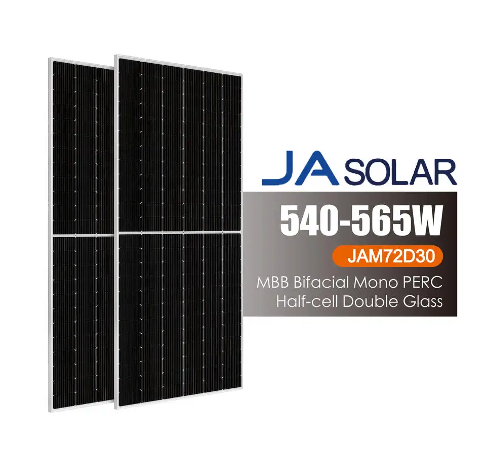 Wholesale JA JAM72D30 540-565/GB 550W Mbb Bifacial Mono