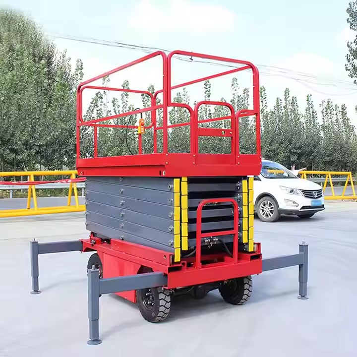 Wholesale YF 8M 10M 14M Electric Mobile Scissor Lift Self